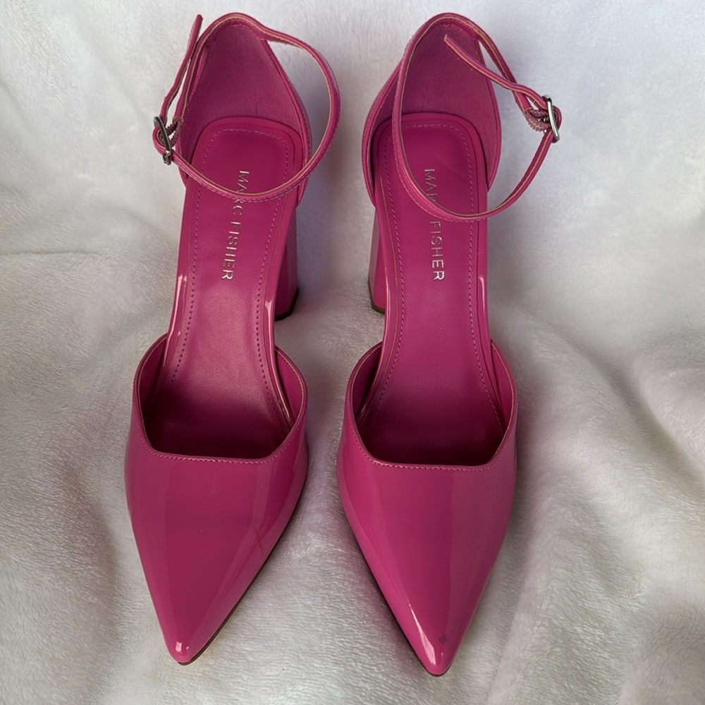 MARK FISHER PINK PATENT LEATHER DRESS PUMPS SIZE 6 - Picture 2 of 9